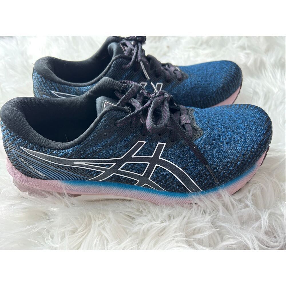 Asics Womens GT-2000 10 Blue Pink White Running Shoes 1012B045-402 Size 8